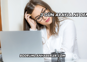 3 Gün Arayla Ne Demek?