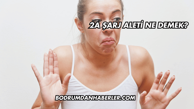 2A Şarj Aleti Ne Demek?