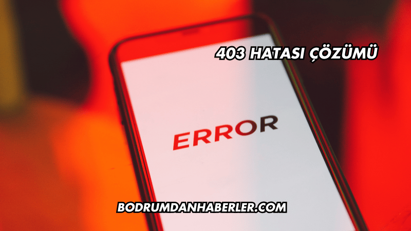 403 Hatası Çözümü