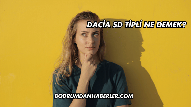 Dacia SD Tipli Ne Demek?