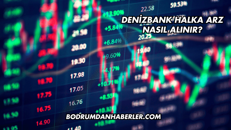DenizBank Halka Arz Nasıl Alınır?