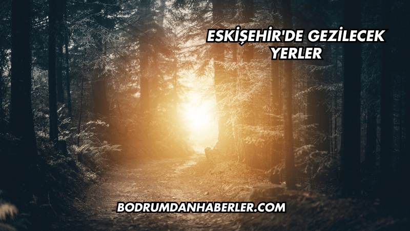 Eskişehir'de Gezilecek Yerler