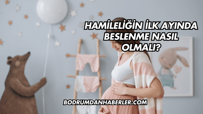 Hamileliğin İlk Ayında Beslenme Nasıl Olmalı?