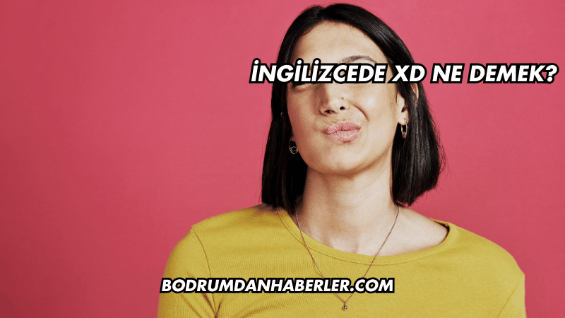 İngilizcede XD Ne Demek?