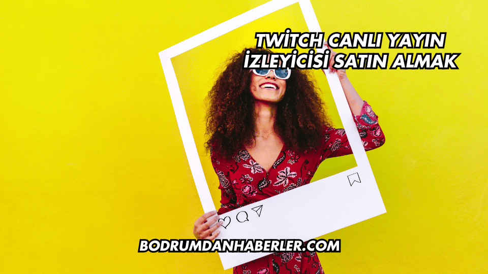 Twitch Canlı Yayın İzleyicisi Satın Almak