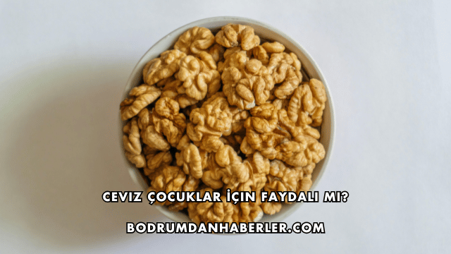 Ceviz Çocuklar İçin Faydalı mı?