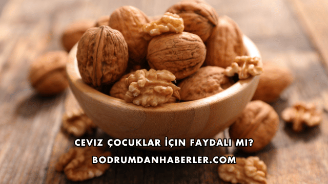 Ceviz Çocuklar İçin Faydalı mı?