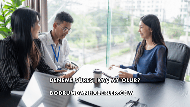 Deneme Süresi Kaç Ay Olur?