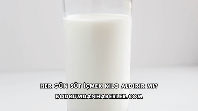 Her Gün Süt İçmek Kilo Aldırır mı?