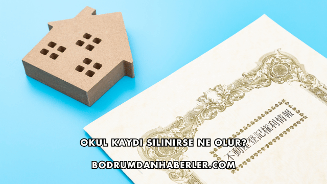 Okul Kaydı Silinirse Ne Olur?