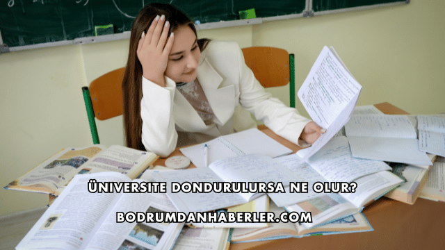 Üniversite Dondurulursa Ne Olur?